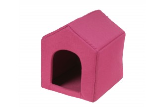 Bouda Elegance 42 x 36 x 42 cm, bouda pro psy D96, růžový melír