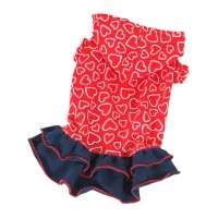 Šaty Amor - červená (doprodej skladových zásob) XS