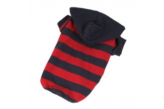Tričko Hoody - červená (doprodej skladových zásob) XS
