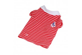 Tričko námořnické s límečkem - červená (doprodej skladových zásob) XXS